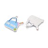 Alloy Enamel Sports Pendants ENAM-T022-64P-2