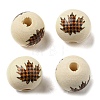 Autumn Wood European Beads WOOD-H105-04B-01-1