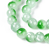 Baking Paint Glass Beads Strands DGLA-N015-8mm-09-3
