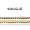 304 Stainless Steel Rhinestone Strass Chains STAS-T055-12G-B-2