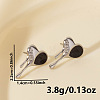 304 Stylish Heart-shaped Stainless Steel Stud Earrings for Women LJ1941-1-2