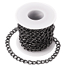 Aluminium Twisted Curb Chains CHA-TA0001-03B-14
