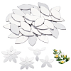 100Pcs Self-Adhesive Acrylic Mosaic Tiles DIY-OC0012-59A-1