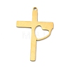 201 Stainless Steel Pendants SA-CBA9671-06G-1