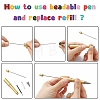 Plastic Beadable Pens AJEW-L082-A02-3