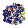 Handmade Millefiori Glass Barrel Beads LA-N002-04-1