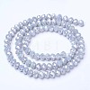 Electroplate Glass Beads Strands EGLA-A044-P6mm-B10-2