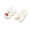 Christmas Opaque Resin Cabochons RESI-XCP0002-66A-2