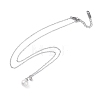 304 Stainless Steel Cable Chain Necklaces NJEW-G081-06P-2