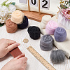 50G 10 Colors Needle Felting Wool Roving DIY-CP0013-77A-3