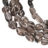 Natural Ice Obsidian Beads Strands G-C286-A15-3