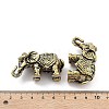Brass Elephant Figurines Statues for Home Desktop Feng Shui Ornament KK-A216-02AB-3