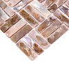 Natural Freshwater Shell Mosaic Tile Cabochons SHEL-Q029-02-2