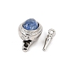 Brass & Natural Gemstone Box Clasps GG-CBAFA4F-03P-B-2