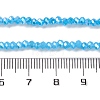 Baking Electroplate Glass Beads Strands DGLA-A039-J4mm-B12-4