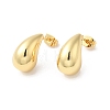Rack Plating Brass Teardrop Stud Earrings X-EJEW-R150-05G-1