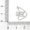 201 Stainless Steel Pendants STAS-F316-28P-3