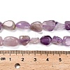 Natural Purple Rutilated Quartz Beads Strands G-P568-C08-01-5