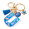 Star Resin & Shell Keychains KEYC-TAC00087-01U-2
