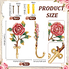 Alloy Enamel Hook Hangers DIY-WA0001-33-2