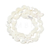 Natural White Shell Beads Strands SSHEL-10X12-4