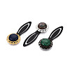Alloy & Iron Bookmark Cabochon Settings PALLOY-N184-07S-6