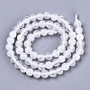 Natural Selenite Beads Strands G-N328-025C-01-2