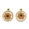 304 Stainless Steel & Embroidered Pendants SA-CBA1ED9-04G-02-1