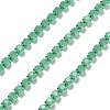 Iron Rhinestone Glass Cup Chain CH-U001-01A-2