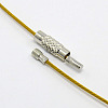 201 Stainless Steel Wire Necklace Cord X-TWIR-SW001-6-3