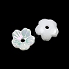 UV Plating Opaque Acrylic Bead Cap OACR-K001-45-2