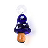Handmade Lampwork Pendants LAMP-T025-05B-1