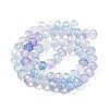 Transparent Crackle Glass Beads Strands CCG-L050-01A-08-3