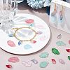 100Pcs 10 Colors Baking Painted & Spray Painted Glass Pendants EGLA-HY0001-01-4