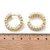 Brass Micro Pave Cubic Zirconia Huggie Hoop Earrings EJEW-K083-37G-B-3