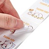 Adhesive Thank You Stickers Roll DIY-M035-03F-4