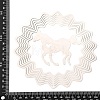 201 Stainless Steel 3D Rotating Hanging Wind Spinner STAS-C166-01E-P-3