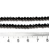 Natural Black Onyx Beads Strands X-G-K020-3mm-30-2