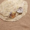 304 Stainless Steel Stud Earrings EJEW-Z173-06GP-1