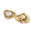 UV Plating Alloy Glass Pendants FIND-K032-18G-3
