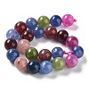 Dyed Natural Malaysia Jade Beads Strands G-G021-01B-06-3