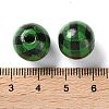 Printed Wood European Beads WOOD-Z002-09C-3