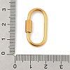 Ion Plating(IP) 304 Stainless Steel Screw Carabiner Lock Charms STAS-H107-04D-G-3