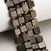 Natural Gold Pyrite/Golden Pyrite Beads Strands G-F833-N01-01-1
