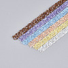Resin Rhinestone Crystals Beaded Trim DIY-N008-04-3
