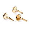 304 Stainless Steel Leverback Earring Settings LS-X-STAS-F191-03G-14mm-1