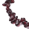 Natural Garnet Beads Kids Bracelets BJEW-JB10611-02-3