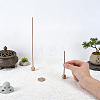 Brass Incense Burner Holder AJEW-WH0077-233C-3