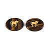 Natural Tiger Eye Cabochons G-T143-28E-1