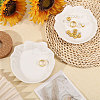 2Pcs Bowknot Porcelain Jewelry Storage Display Trays for Rings AJEW-GL0003-48B-5